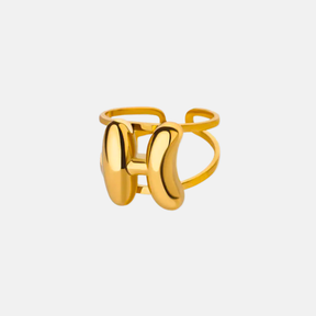 Bubble Letter Ring