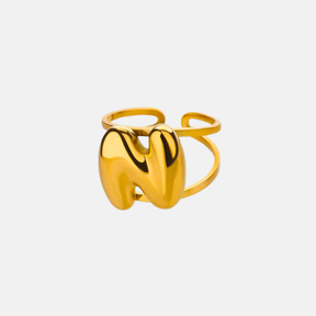 Bubble Letter Ring