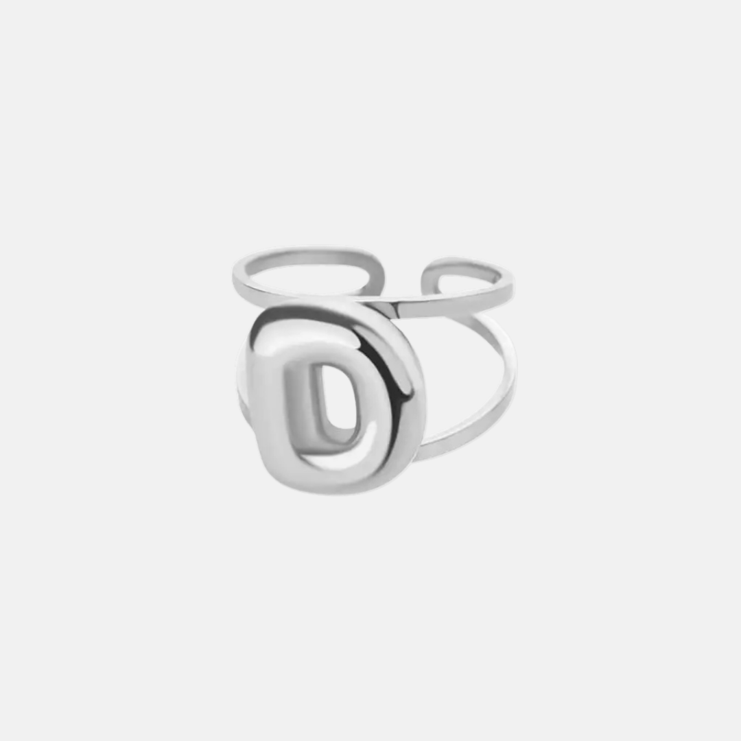 Bubble Letter Ring