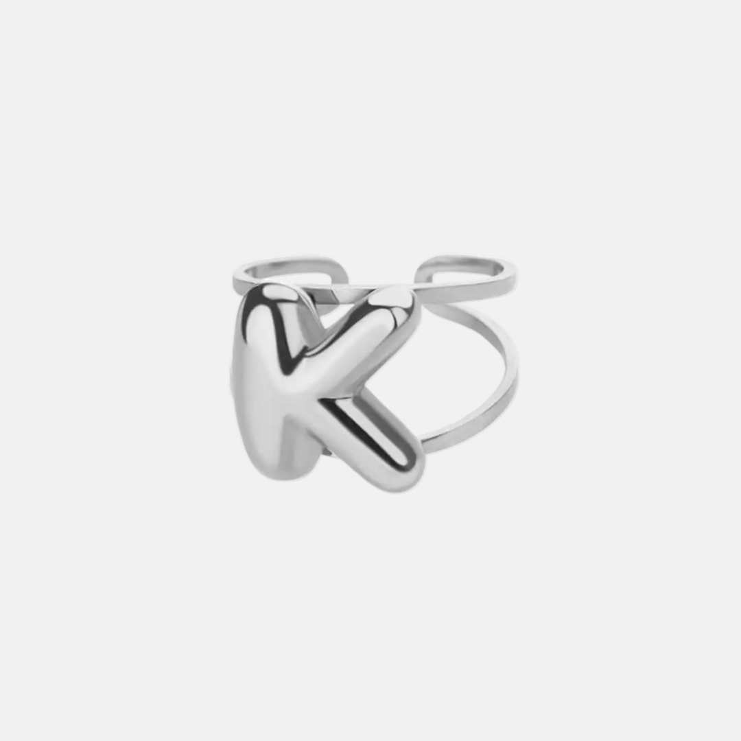 Bubble Letter Ring