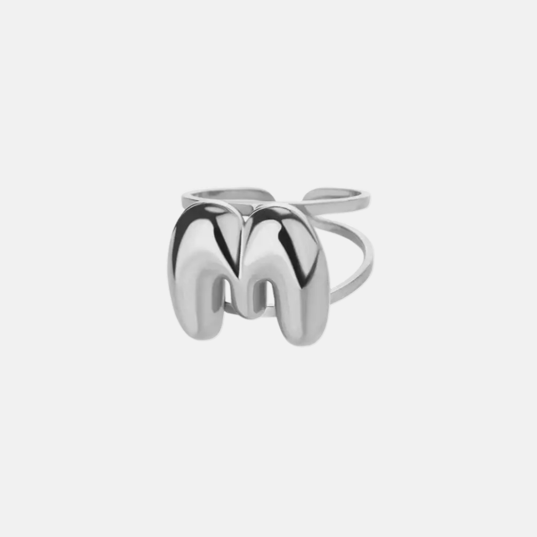 Bubble Letter Ring