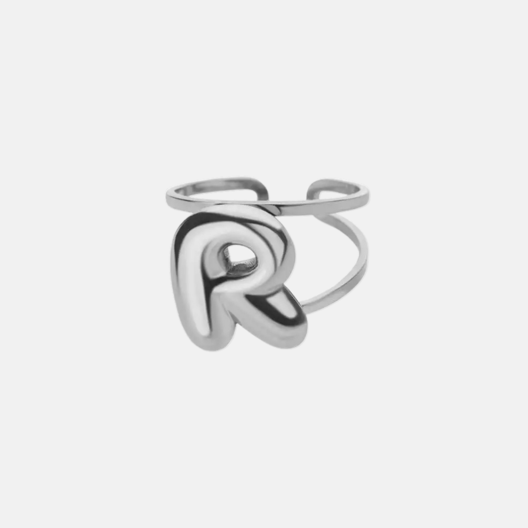 Bubble Letter Ring