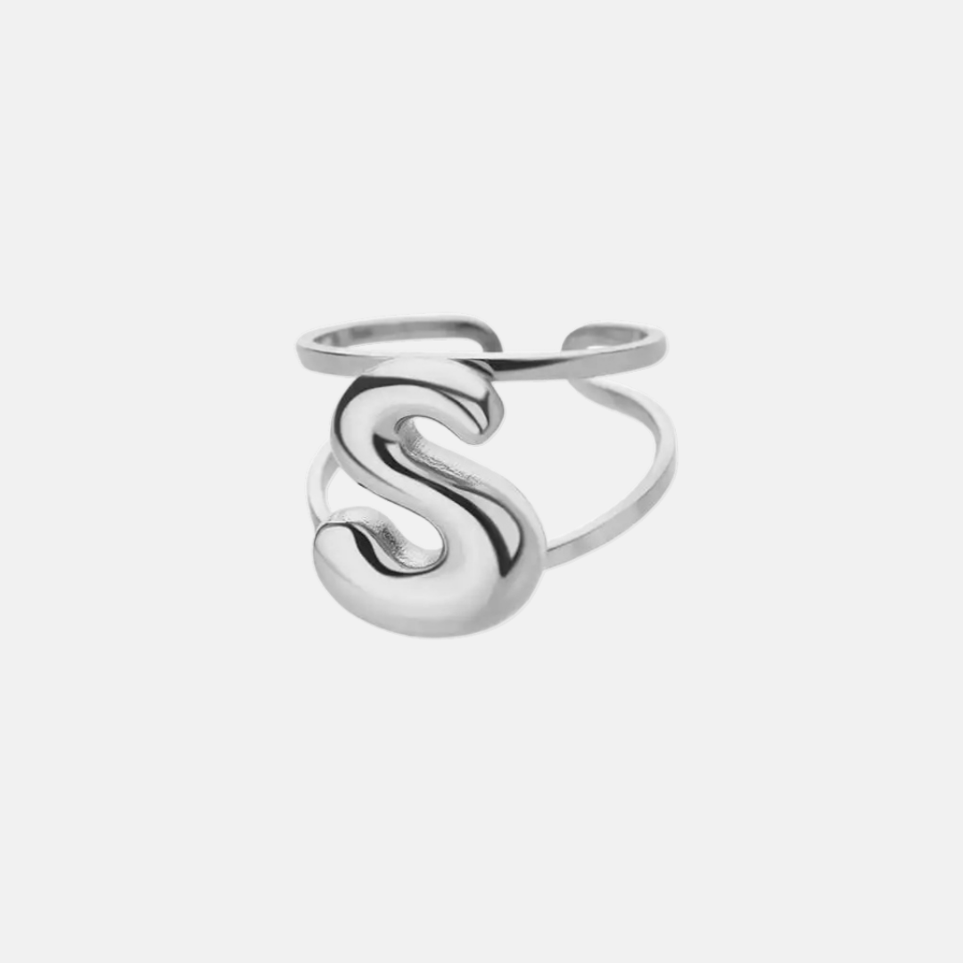 Bubble Letter Ring
