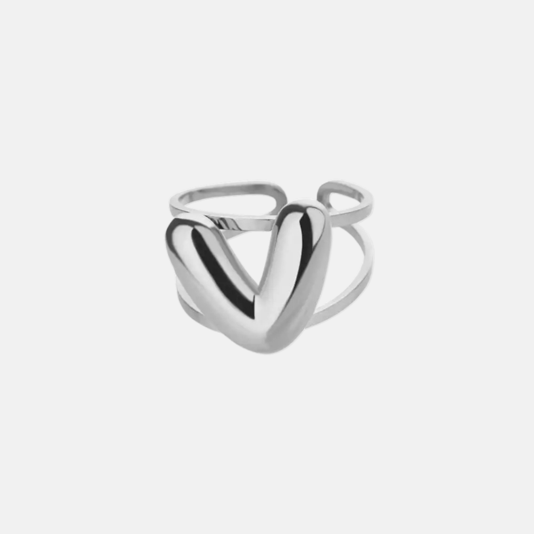 Bubble Letter Ring