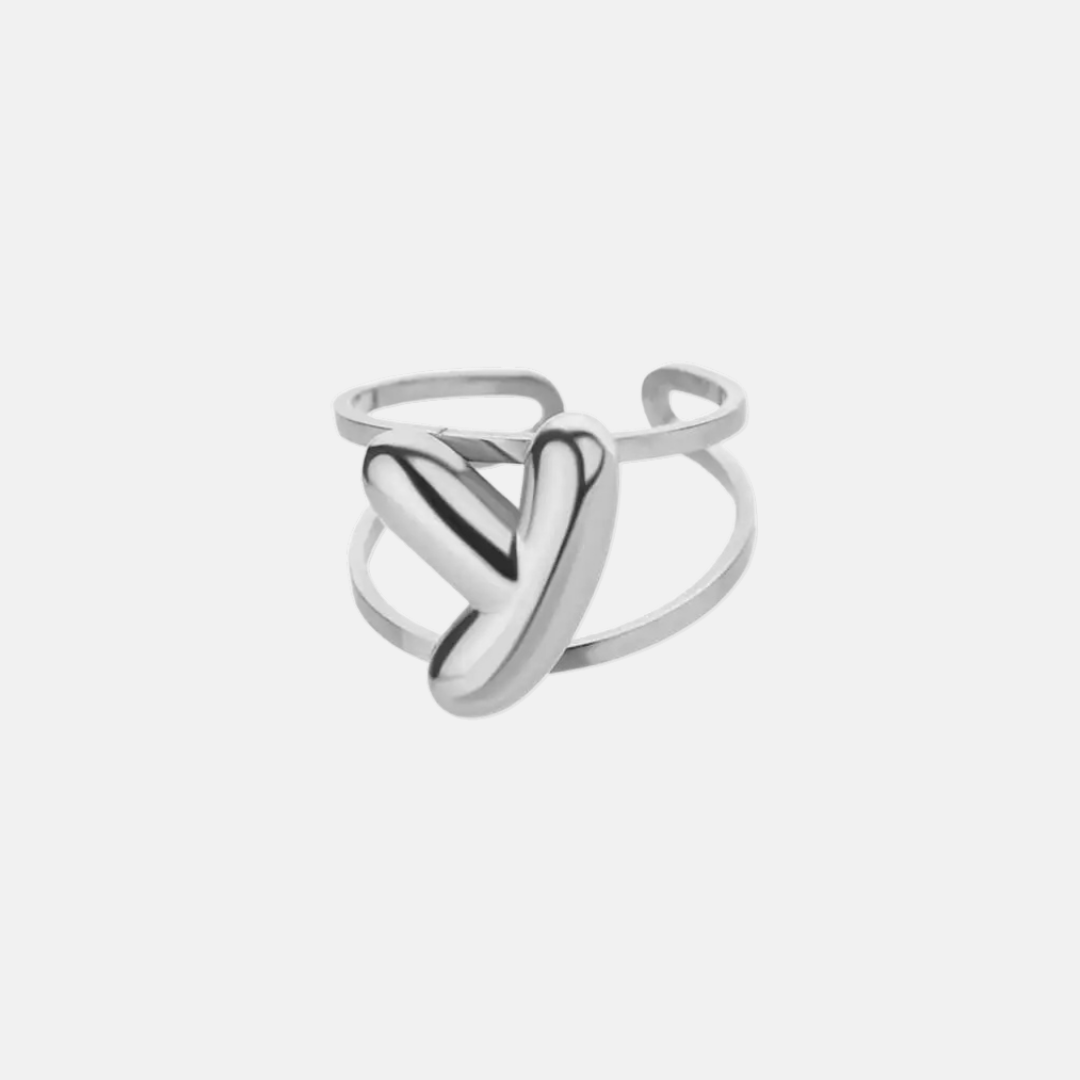 Bubble Letter Ring