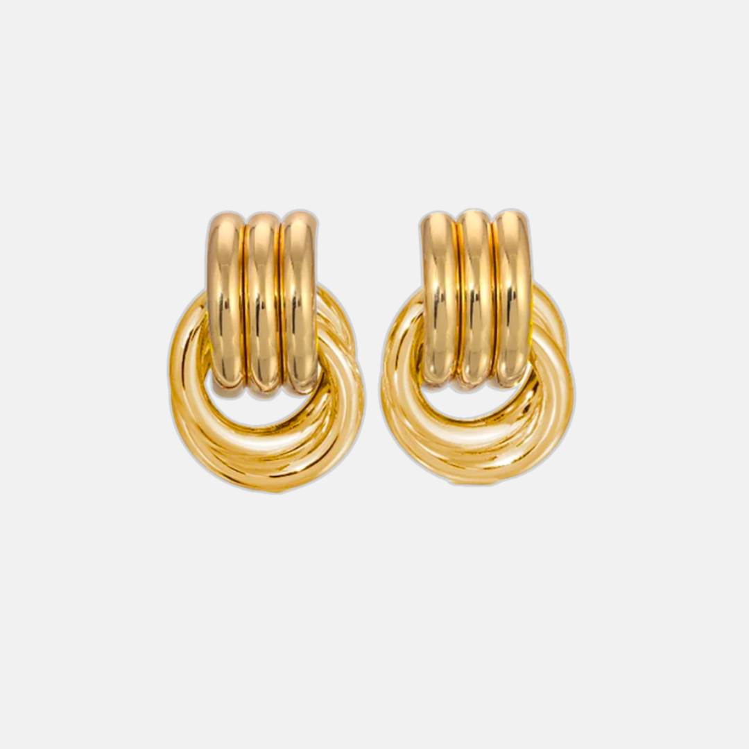 Double Ring Ohrringe