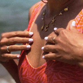 Seastar Letter Halskette