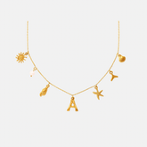 Seastar Letter Halskette