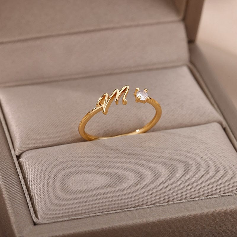 Selvola Letter Ring