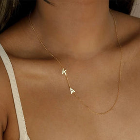 Double Letter Halskette
