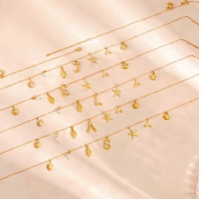 Seastar Letter Halskette