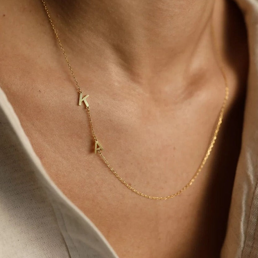 Double Letter Halskette